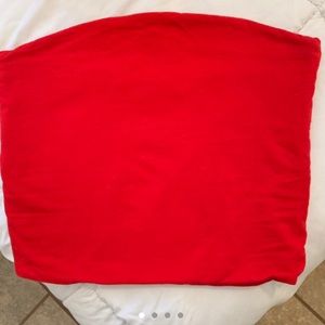 Red brandy Melville tube top